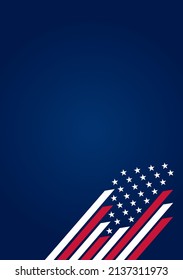 USA patriotic background. Vector EPS10.