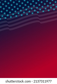 USA patriotischer Hintergrund. Vektor EPS10.