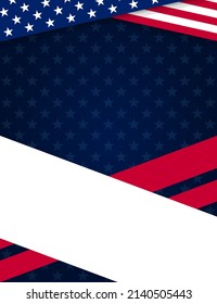 USA patriotic background. Vector EPS10.