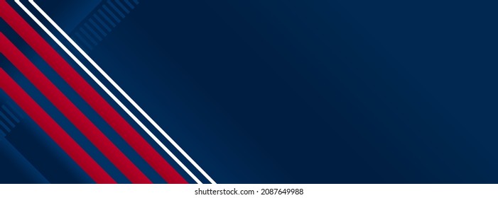 Fondo de banner patriótico de Estados Unidos. EPS10 vectores.