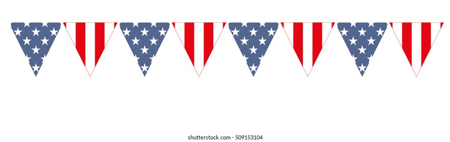 USA Patriotic design flags background with stars and stripes The idea for the design on July 4, veterans Day or national holiday Flag USA Copy space Vote winner USA flag horizontal banner a border 