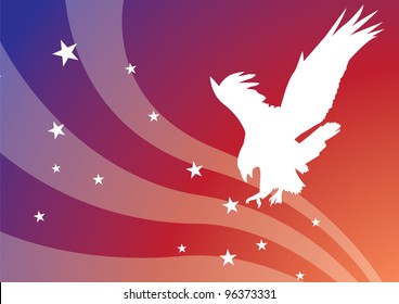 usa patriotic eagle