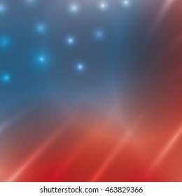 Usa patrotism star culture blue red icon. Background and colorfull illustration. Vector graphic