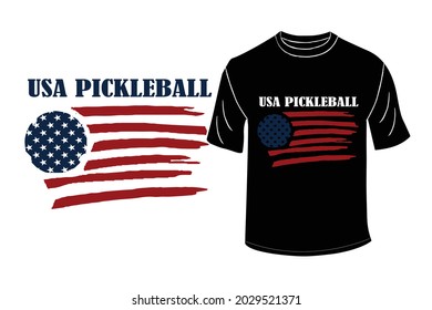 USA Pickleball T Shirt Design