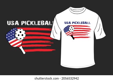 USA Pickleball T Shirt Design