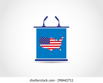 USA Podium Free Speech
