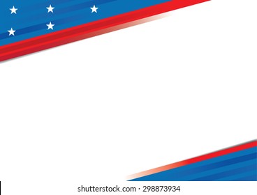 USA  poster, banner and template design