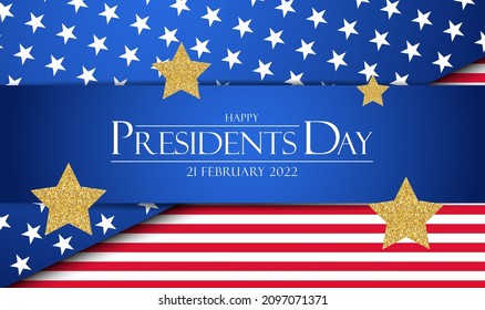 USA President Day Party Holiday Background. Vector Illustartion