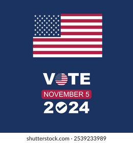 USA Presidential Election. 5 November 2024. special day for USA.
