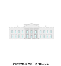 usa presidential house or also called white house