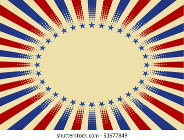 USA radial background and texture