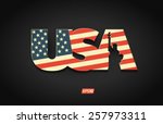 USA retro vector symbol