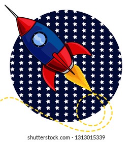 USA Rocket Go To Space