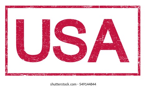 USA rubber stamp.Vector stamp.