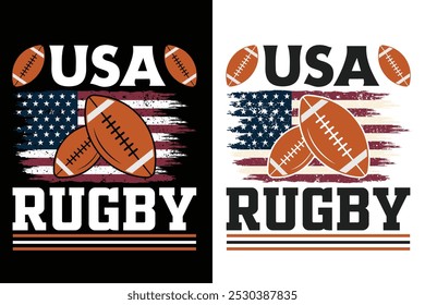 USA Rugby Typography, Rugby Typography Design, American Football Typography Design, Sports Typography, Football Tournament, Champions league, Rugby Club