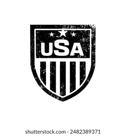 USA shield - patriotic symbol	