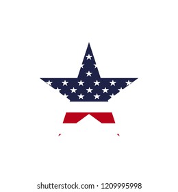 Usa sign star