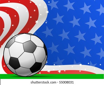 USA Soccer - vector illustration