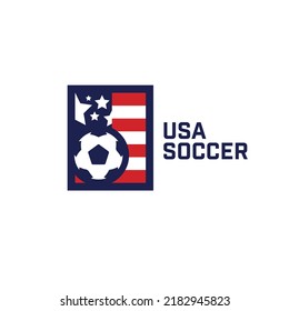 USA Soccert logo vector template