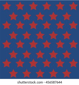 USA  star pattern 