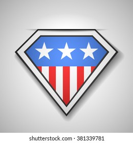 USA Super shield sign