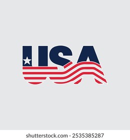 Usa diseño de icono de logotipo de camiseta