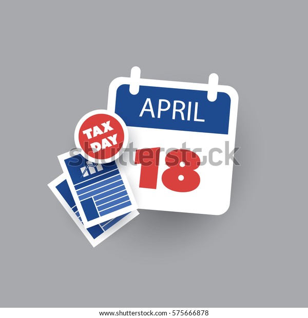 USA Tax Day Reminder Concept - Calendar Design
Template 2022