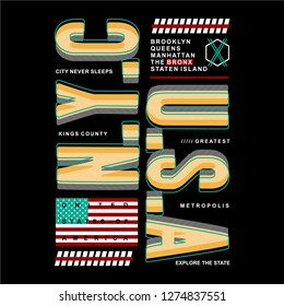 usa text frame typography graphic design vector for printed t shirt
