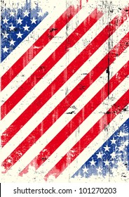 USA texture background. American grunge poster for you.