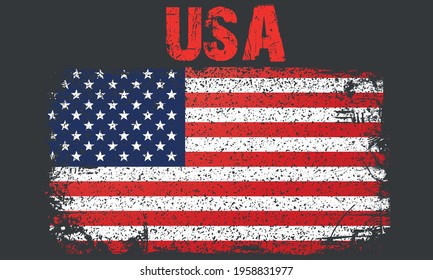 U.S.A T-shirt Design Print File