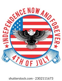 USA T-shirt design. This design about 4th of July the independence day 