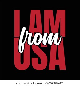 USA t-shirt design, vector, illustration