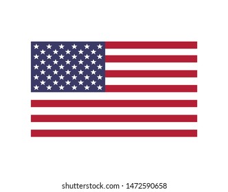 USA vector flag. United States vector flag.
Flag of United States of America.  