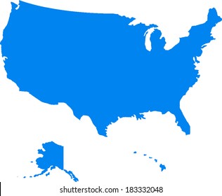 USA Vector Map