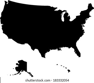 USA Vector Map