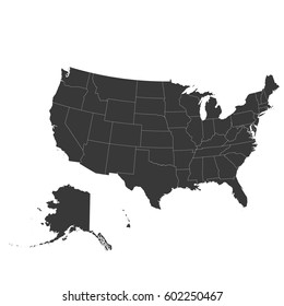 USA Vector Map