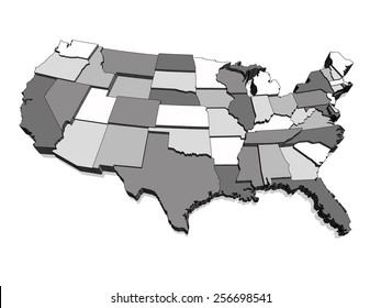 32 Best 3d drawing sketch us map for Adult