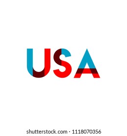 USA Vector Template Design Illustration