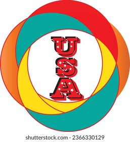 USA vector and t-shirt design 