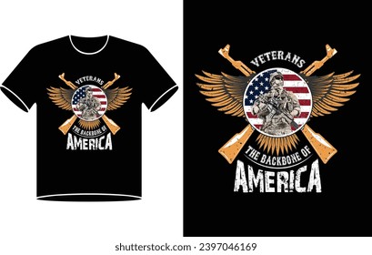 USA veteran solder vector t shirt design