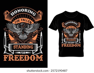 usa veteran t-shirt design personal promotional vector custom vintage US Army military t-shirt design template