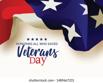 USA Veterans day background, Template for vertical and horizontal banner.
