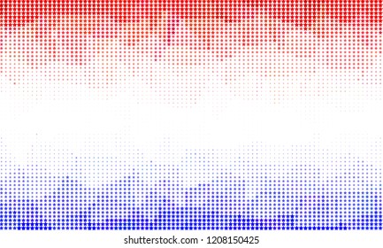 USA Veterans Day stars flying background. Holiday confetti in US flag colors for. Vector illustration. Red blue stars American patriotic backdrop. July 4 cool stardust.