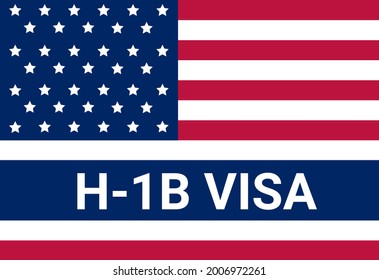 USA viza H-1B. Visa in the United States temporary work for foreign skilled workers in specialty occupation