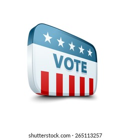 USA Vote button