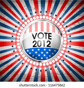 USA vote symbol eps10