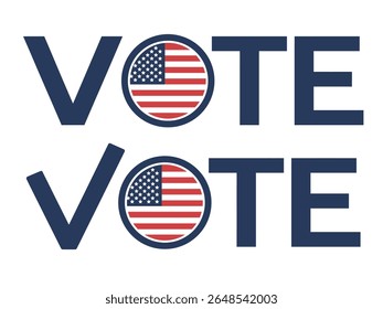 USA vote symbol. voting, elections, political, politics, america, american, flag, usa, united, states, patriotic, patriotism, democracy symbol