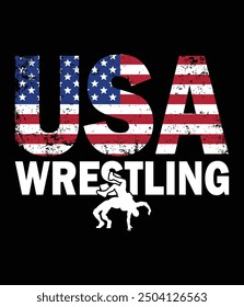 USA Wrestling Colorful Design File