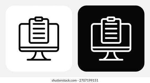 Usabilidad Dual Monochrome Icon Set