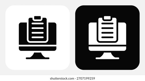 Usabilidad Dual Monochrome Icon Set